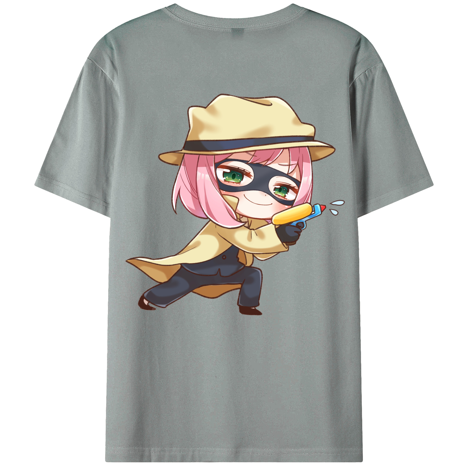 （画像用） SPY×FAMILY间谍家家酒 綿100％ メンズ半袖Tシャツ（バックプリント） 通気性